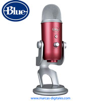 Blue Yeti Microfono de Estudio USB Color Rojo/Plata