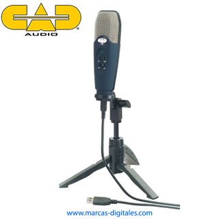 CAD Audio U3 Microfono USB para Estudio Color Azul