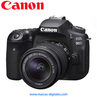 Canon EOS 90D con Lente 18-55mm STM IS Kit