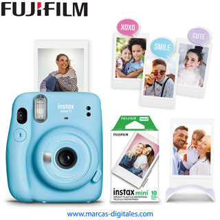 Fujifilm Instax Mini 11 Bundle Azul Camara de Foto Instantanea