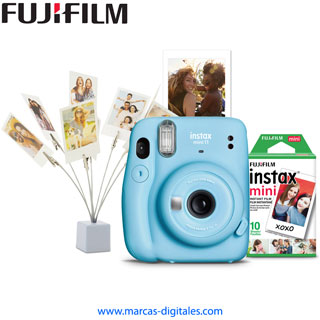 Fujifilm Instax Mini 11 Sky Blue Combo (Instant Photo Camera)