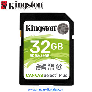 Secure Digital Kingston Canvas Select SDHC 32GB Class 10 UHS-1