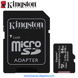MicroSD Kingston Canvas Select 128GB Class 10 UHS-1 A1