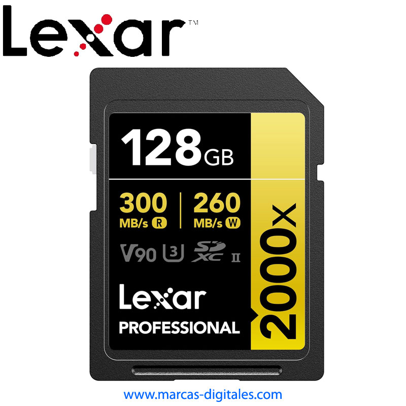 Secure Digital Lexar Professional 2000x SDXC 128GB UHS-II V90