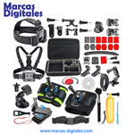 MDG Kit de 34 Accesorios para GoPro y Similares