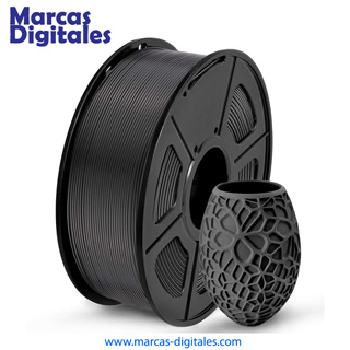 MDG PLA Filament 1.75mm Roll of 2.2 Pounds (1Kg) Black