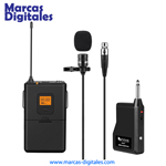 MDG Sistema de Microfono Inalambrico UHF Tipo Lavalier Mini XLR