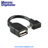 MDG Adaptador OTG Micro USB a USB Hembra Tipo L