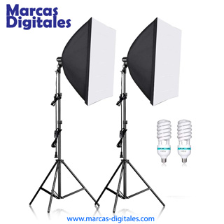 MDG Continuous Light Basic Set 2 Softbox of 1 Bulb