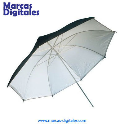 MDG White Reflective Umbrella 33 Inches