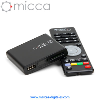 Micca Speck G2 Reproductor Multimedia 1080p Puertos USB y SDHC