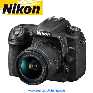 Nikon D7500 con Lente 18-55mm VR Kit