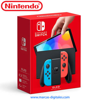 Nintendo Switch OLED Set Neon Consola de Videojuegos