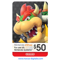 Balance Tienda Nintendo Switch eShop 50 USD (Codigo Digital)