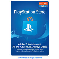 Sony PlayStation PS4 PSN Store 60 USD Gift Card (Digital Code)