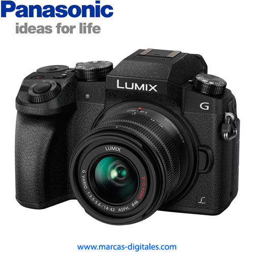 Panasonic Lumix G7 con Lente 14-42mm MEGA OIS Kit