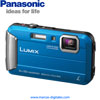 Panasonic Lumix TS30 16MP 4x Zoom A Prueba de Agua Color Azul