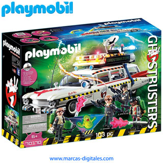 Playmobil Ghostbusters Ecto-1A Set de Vehiculo y 4 Figuras