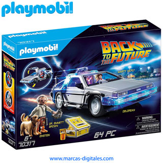 Playmobil Volver al Furturo Delorean Set de Vehiculo y 2 Figuras
