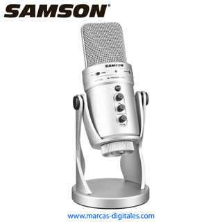 Samson G-Track Pro Microfono de Estudio USB Color Plateado