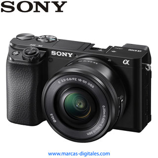 Sony Alpha A6100 con Lente 16-50mm OSS Camara Mirrorless