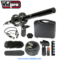 VidPro XM-55 Set de Microfono Boom Condensador con Accesorios