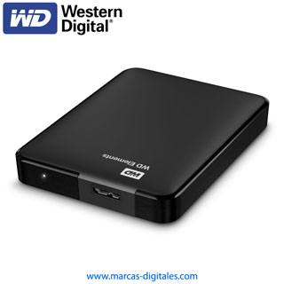 Western Digital Elements 2TB USB 3.0 Portatil Color Negro