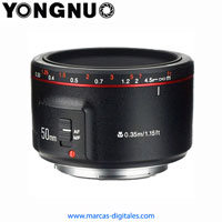 Lente Yongnuo YN-50mm F1.8 II EF para Canon