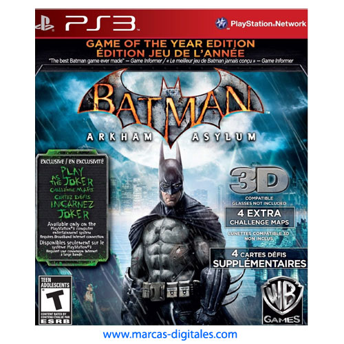 PS3 Batman Arkham Asylum  - Santo Domingo - Republica  Dominicana