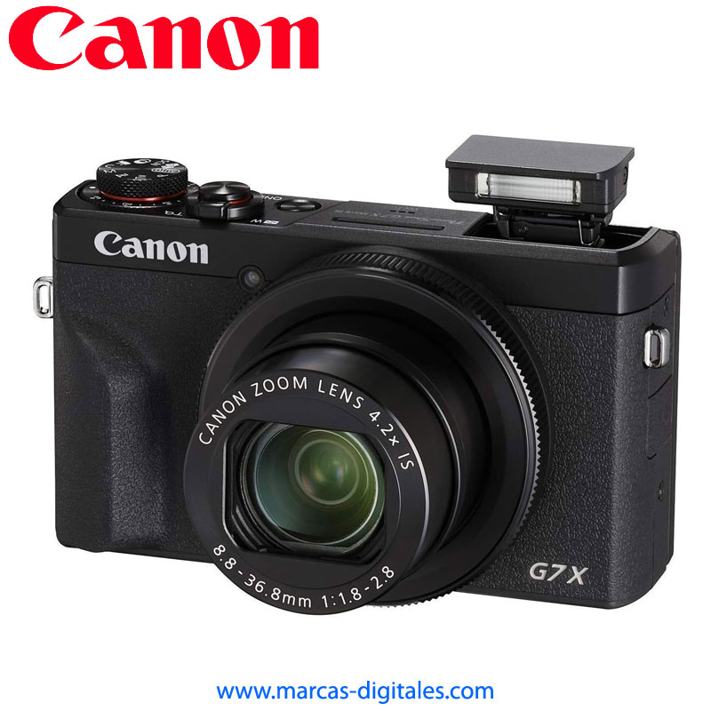 Canon PowerShot G7X Mark III 20MP UHD 4K y 4.2x Zoom Camara Digital Compacta