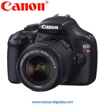 Canon Digital Rebel T3 1100D con Lente 18-55mm IS Kit