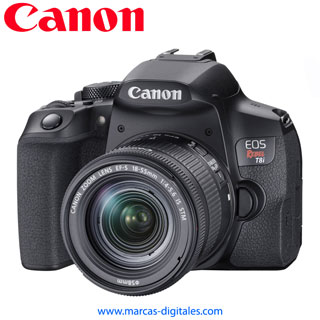 Canon Digital Rebel T8i 850D con Lente 18-55mm STM IS Kit