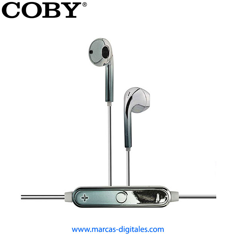 Coby Audifonos Bluetooth Tipo Buds Color Plateado