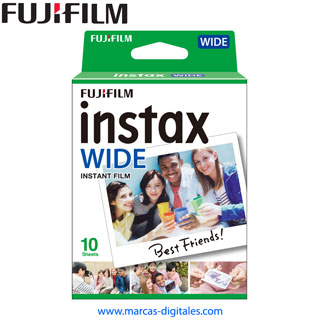 Fujifilm Instax Wide Paquete de 10 Fotos Instantaneas