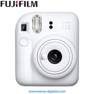 Fujifilm Instax Mini 12 Color Blanco Camara de Foto Instantanea