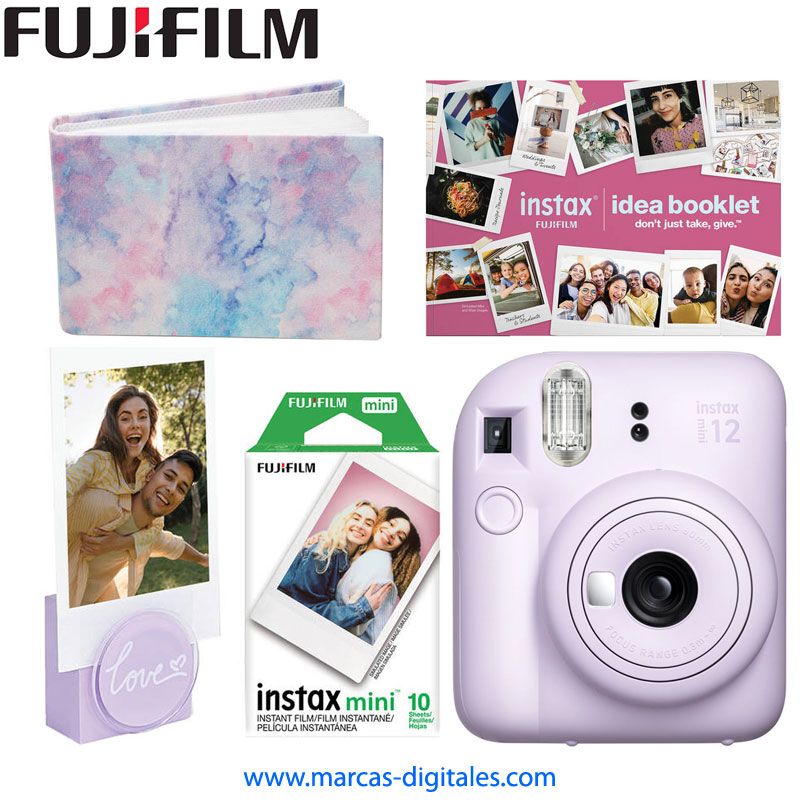 Fujifilm Instax Mini 12 Cámara instantánea - Azul pastel. FUJIFILM