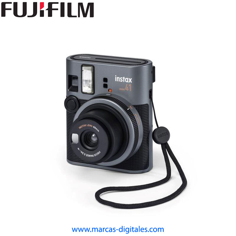Fujifilm Instax Mini 41 Color Negro/Gris Camara Instantanea