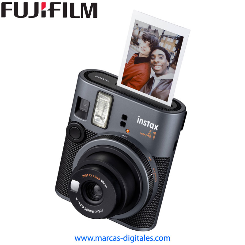 Fujifilm Instax Mini 41 Color Negro/Gris Camara Instantanea