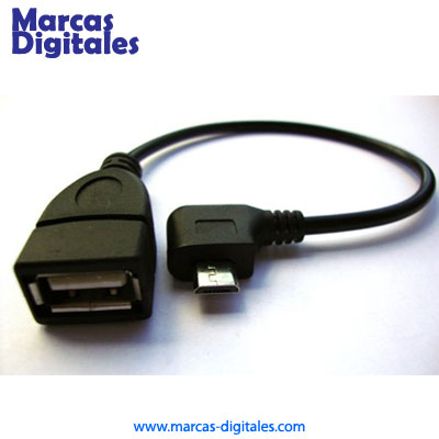 T&S Electronics Adaptador OTG Micro USB a USB Hembra