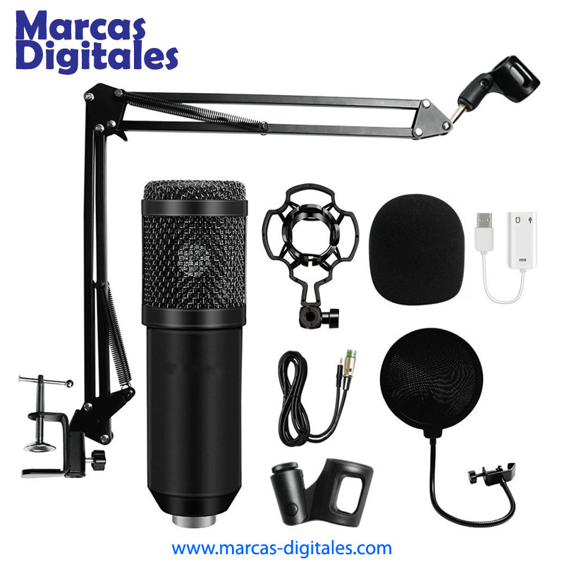 MDG BM-800 Set de Microfono Condensador para Mesa   -  Santo Domingo - Republica Dominicana