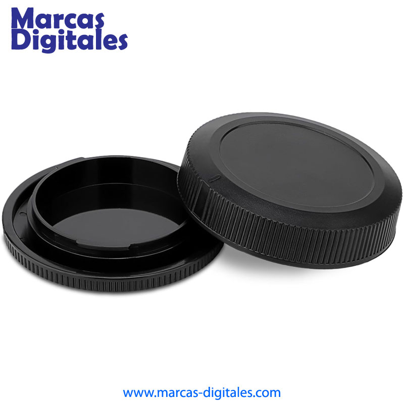 MDG Set Tapa de Cuerpo y de Lente para Camaras Canon Montura RF