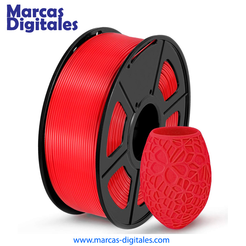 Filamento PLA,3d Filamento Impresora 3D de filamentos de PLA 1,75 mm 2,2  libras 1kg impresora Impresión 3D carrete del material En 3D Y Pluma 3D  (Color : PLA RED) : : Industria