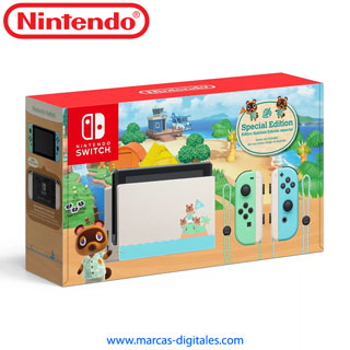 Nintendo Switch Edicion Especial Animal Crossing