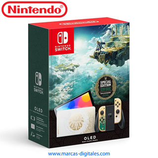 Nintendo Switch OLED Edicion Zelda Tears of The Kingdom