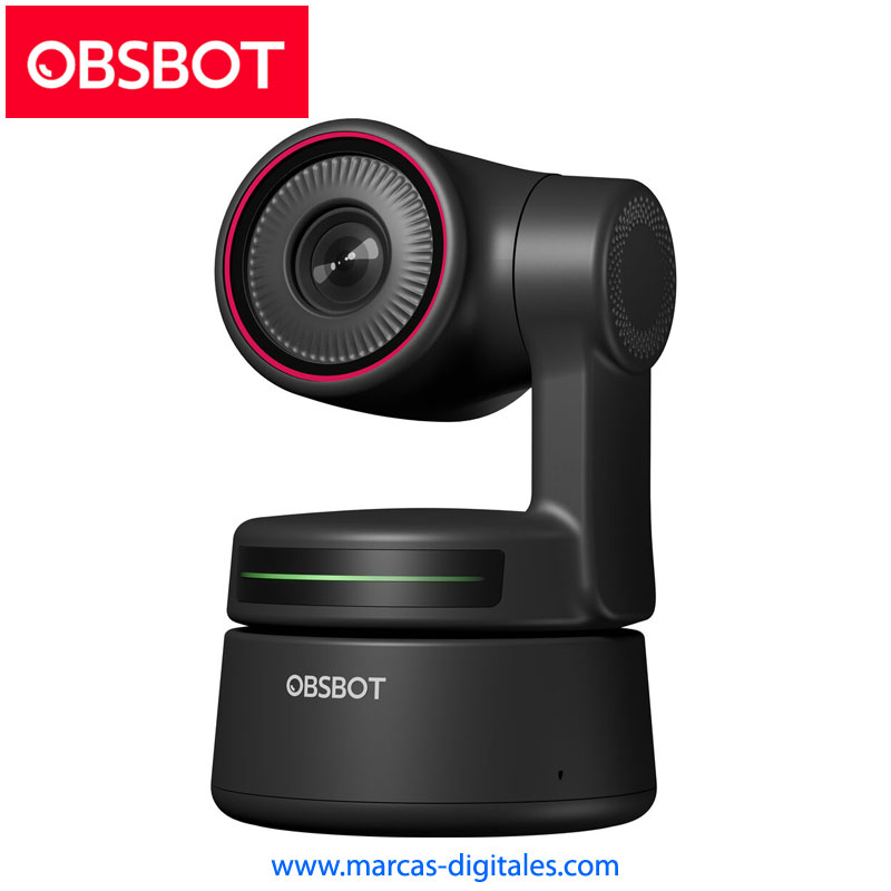 OBSBOT Tiny 4K Camara Web PTZ con Inteligencia Artificial