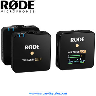 Rode Wireless Go II Sistema de 2 Microfonos Inalambrico 2.4 GHz