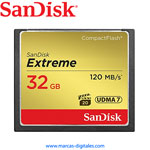 Compact Flash Sandisk Extreme 32GB 800x 120MB/s