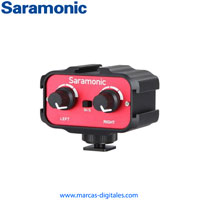 Saramonic SR-AX100 Audio Mixer 2 Canales para Camaras
