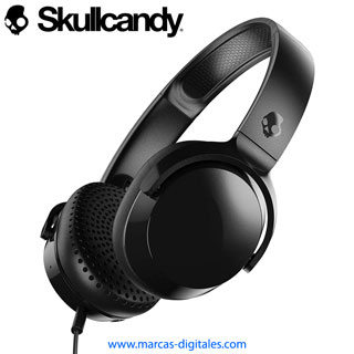 Skullcandy Riff Stereo Headphones with In Cable Microphone Black