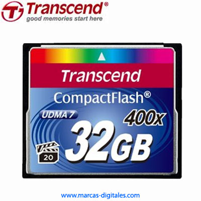 Transcend CompactFlash 32GB 400x 60MB/s
